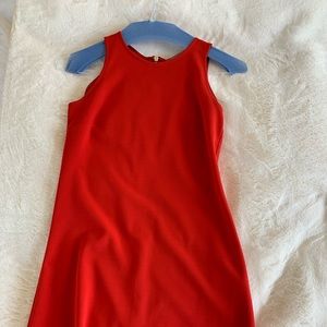 Simple red shift dress size s